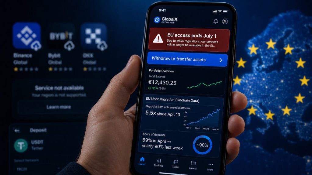 MiCA’s July 1 deadline is Europe’s first crypto user-migration test Gino Matos